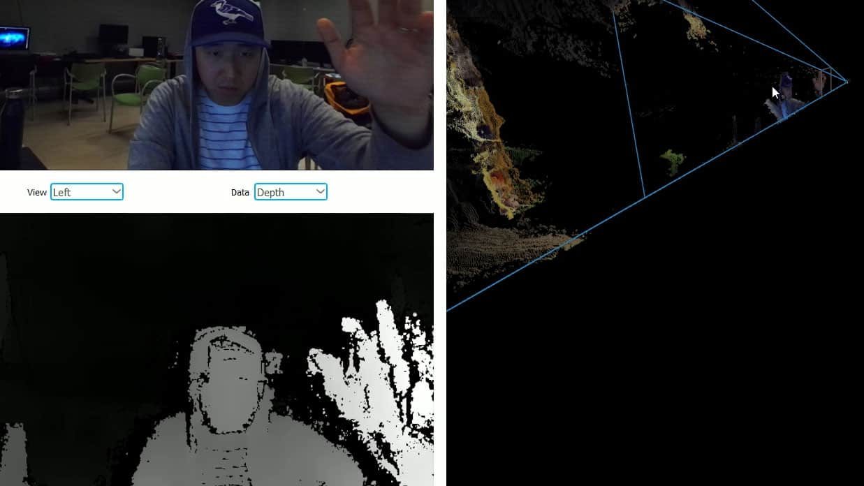 Dev Journal – Experiments with a depth camera